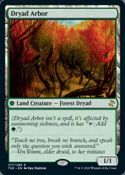 Dryad Arbor -Foil Near Mint MTG Time Spiral Remastered - Image 1