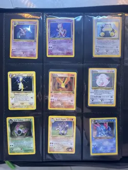 Pokemon Card First Edition Binder Collection 1999 Vintage - Image 1