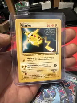 Pikachu 1999 Movie Promo Card 04/53 WOTC Kids WB Regular LP Vintage - Image 1