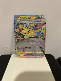Pikachu EX Holo Double Rare Card 57/191 SV Surging Sparks Series - Image 1