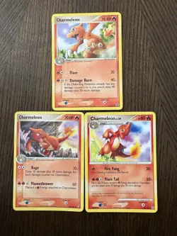 Charmander & Charmeleon Card Lot Pokemon MP-LP-NM Mixed Sets - Image 2