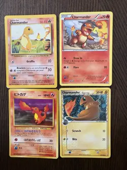 Charmander & Charmeleon Card Lot Pokemon MP-LP-NM Mixed Sets - Image 4