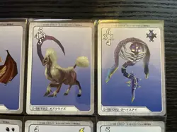 Final Fantasy 8 VIII Triple Triad Cards Lot Lv-2 Set of 8 pcs SQUARE - Image 3