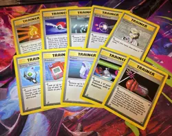 Pokemon Trainer Cards (Lot of 10) Base Set, Jungle, Fossil No Duplicates LP 🔥🔥 - Image 1