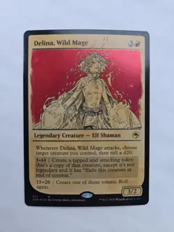 Delina, Wild Mage (Showcase) Adventures in the Forgotten Realms Foil - Image 1