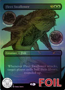 MTG Fleet Swallower (Etch) (316) | NM Foil | Secret Lair Monster Anatomy {SLD} - Image 1