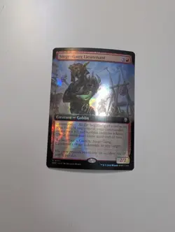 MTG -Siege-Gang Lieutenant (Extended Art Ripple Foil) - Commander MC3 NM/M - Image 1
