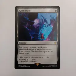 Reanimate MTG Rare Magic: The Gathering Final Fantasy Commander 6 FFVI Sorcery - Image 1