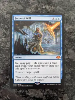 MTG Force of Will Dominaria Remastered 050/261 Regular Mythic - Image 1