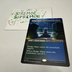 X1 non foil Hedge Maze borderless from MKM - Image 1