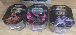 Pokemon TCG Crown Zenith Tins- Moltres - Zapdos - Articuno - Lot of 3 Tins! - Image 2