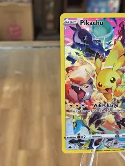 Pokemon TCG Pikachu Crown Zenith Alternative Art Holo Card 160/159 Free Shipping - Image 5