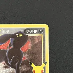 Pokemon TCG Umbreon Gold Star Celebration: Classic Collection 17/17 Holo - LP - Image 3
