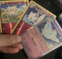 Pokemon TCG Togepi Togetic Togekiss 3 Card Lot - Image 1