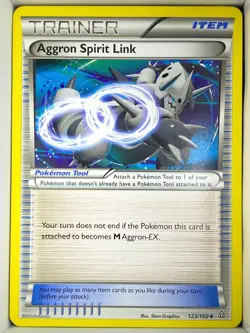 Aggron Spirit Link 123/160, Primal Clash, English, Pokemon - Image 1