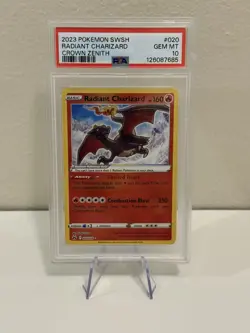 2025 Pokemon Crown Zenith Radiant Charizard #20 PSA 10 Gem Mint - Image 1
