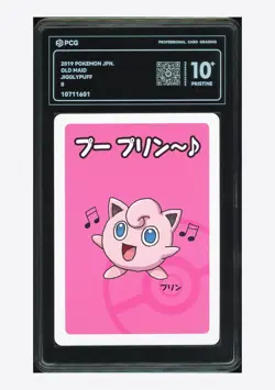 Pokemon PCG 10 PRISTINE Jigglypuff 2019 Old Maid Japanese - Image 1