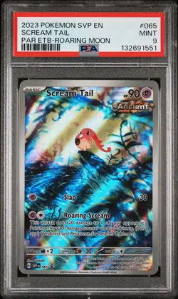 2023 POKEMON SVP EN-SV BLACK STAR PROMO #065 SCREAM TAIL PSA 9 - Image 1