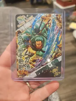 One Piece Alternate Art Special Secret OP01 SP02 Rainbow Holo Roronoa Zoro - Image 1