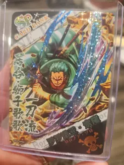 One Piece Alternate Art Special Secret OP01 SP02 Rainbow Holo Roronoa Zoro - Image 4