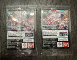 (2) One Piece Monkey.D.Luffy College Basketball US Voyage Promo Cards New Sealed - Image 2