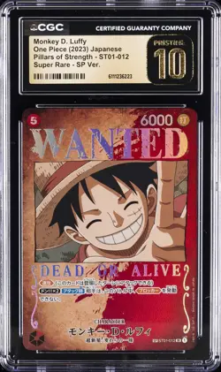 2023 ONE PIECE JPN SHONEN JUMP ISSUE NO. 36-37 MONKEY D. LUFFY CGC 10 PRISTINE - Image 1