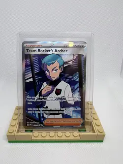 Team Rocket's Archer 223/182 SV10: Destined Rivals Full Art Rare Pokemon Card - Image 1