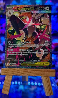 Mega Lopunny EX 128/094 Special Illustration Rare Phantasmal Flames Pokemon Card - Image 1