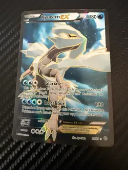Pokemon Kyurem EX Full Art Ultra Rare Holo Card 86/98 XY Ancient Origins - Image 1