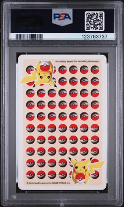 1998 POKEMON STADIUM YELLOW VERSION PLAYING CARDS JACK OF CLUBS GEODUDE PSA 9 - Image 2