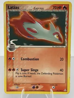 Pokemon Card Latias Delta Species 21/110 NON HOLO Holon Phantoms Rare 2006 - Image 1