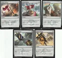 x4 Banner set (Abzan Banner etc) (20 cards) NM Khans of Tarkir KTK MtG Magic - Image 1