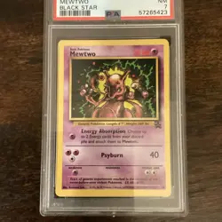 Pokemon Mewtwo Black Star Promo #14 PSA 7 2000 Wizards of the Coast Card - Image 3