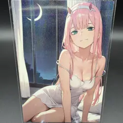 Zero Two Darling Anime Waifu Card Doujin ACG Goddess Holo - Image 2
