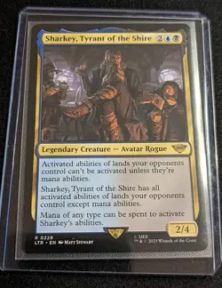 MTG - Sharkey, Tyrant of the Shire - The Lord of the Rings: TOME - Pack Fresh!! - Image 2