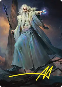 MTG LotR Art Series - Saruman of Many Colours (20/81) (Stamped) - Image 1