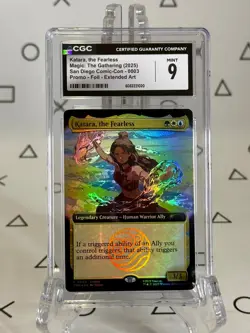 Katara, the Fearless - CGC 9 - Extended Art Promo Foil - MTG Magic Avatar - Image 1