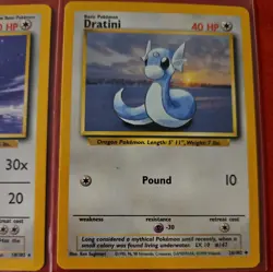 Pokemon TCG Base Set Dragonair & Dratini 18/102 Rare LP/NM Vintage WOTC - Image 3