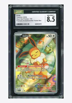 Pokemon CGC 8.5 Eevee Promo 2025 #173 SVP English - Image 1