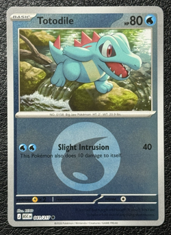 Totodile 041/217 - Water Energy Reverse Holo - Pokemon TCG: Ascended Heroes NM - Image 1