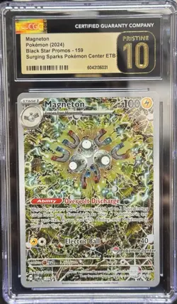 MAGNETON Surging Sparks Pokemon Center Promo #159 CGC Pristine 10 - Image 4