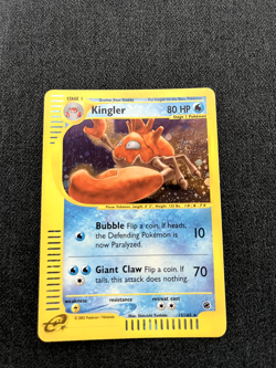Pokemon TCG Kingler 015/165 Expedition Base Set Holo LP/NM - Image 1