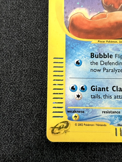 Pokemon TCG Kingler 015/165 Expedition Base Set Holo LP/NM - Image 3