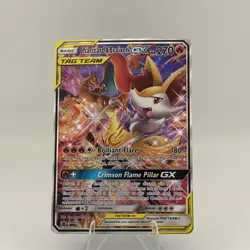 Pokemon Charizard & Braixen GX Tag Team Black Star Promo SM230 TCG NM - Image 1
