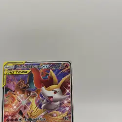 Pokemon Charizard & Braixen GX Tag Team Black Star Promo SM230 TCG NM - Image 3