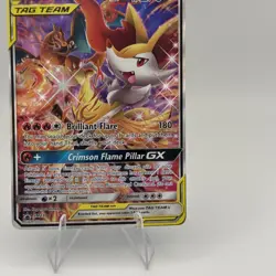Pokemon Charizard & Braixen GX Tag Team Black Star Promo SM230 TCG NM - Image 4