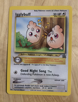 Pokemon - Igglybuff Black Star Promo # 36 NM - Image 1