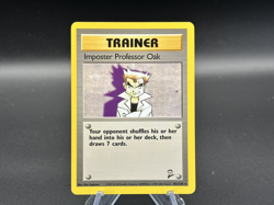 Imposter Professor Oak - 102/130 Base Set 2 - Pokemon TCG - 2000 - Image 1