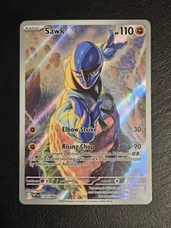 Sawk 130/086 White Flare Illustration Rare Pokemon TCG NM - Image 2