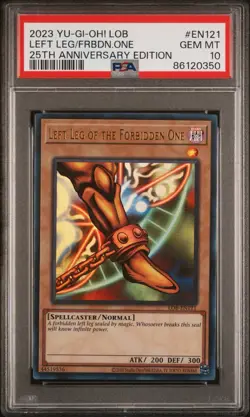 2023 YU-GI-OH! LOB 25TH ANNIVERSARY EDITION PSA 9 PSA 10 LEGEND OF EXODIA SET - Image 2